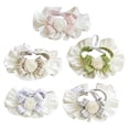 thumbnail image 3 of CSChome Pet Collar Saliva Towel Exquisite Three-Dimensional Flowers Ruffled Edge Dog Bowknot Neck Scarf Photoshoot, 3 of 6