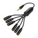 thumbnail image 4 of Cable extensor divisor de auriculares Fácil de usar Sin interferencias Resistente al desgaste 1 a 6, 4 of 9