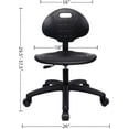Table Height Chair/StoolEasy to Clean! Deluxe Ergonomic Polyurethane