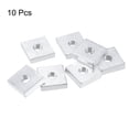 thumbnail image 2 of Unique Bargains Écrous Carrés, Kit d'Assortiment de Filetage Métrique Plaqué Zinc M5x14mmx4mm, 10 Pcs, 2 of 5
