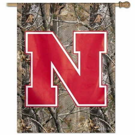 Wincraft, Inc. Collegiate Banner / Vertical Flag - University of Nebraska / Camo