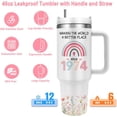 thumbnail image 2 of 50th Birthday Tumbler for Her 40 oz Stainless Steel Insulated Gifts for Women Turning 50 With Lid & Straw Celebrate a Milestone in Style, 2 of 4