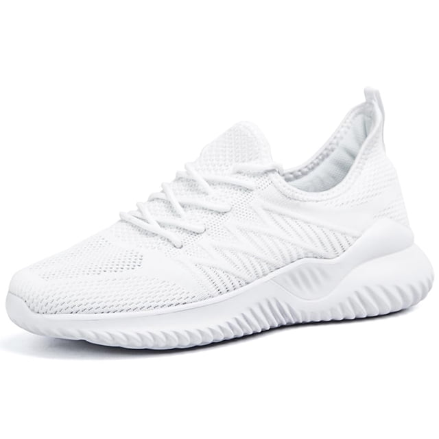 Zapatillas Akk White para mujer, para caminar, talla 8.5, espuma viscoelástica