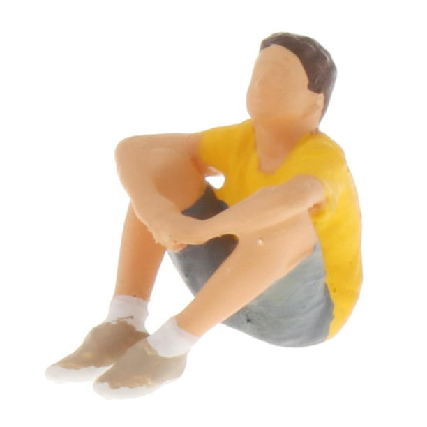 Figurita de Muñeca Hugo Diorama Miniture Scenes 1:64 Amarillo 0,5-1cm