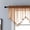 Brown, variant on Beaded Sheer Valance Curtains for Living Room,Rod Pocket Farmhouse Window Valance, Bead Trim Tassel Voile Sheer Curtain Valance for Bedroom Bathroom Cafe 51x24 Inches (Black) 1PC