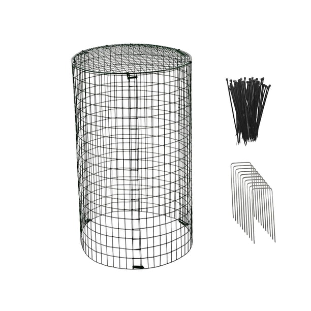 Protectores para plantas de jardín, cubiertas para jardín, mallas, estacas de suelo ligeras y portátiles 30cm x 60cm