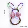 thumbnail image 3 of 2m 20 LED Bunny Garland DIY Guirnaldas de puertas delanteras para decoración de Pascua Color claro M Ehuebsd Libre de BPA, 3 of 3