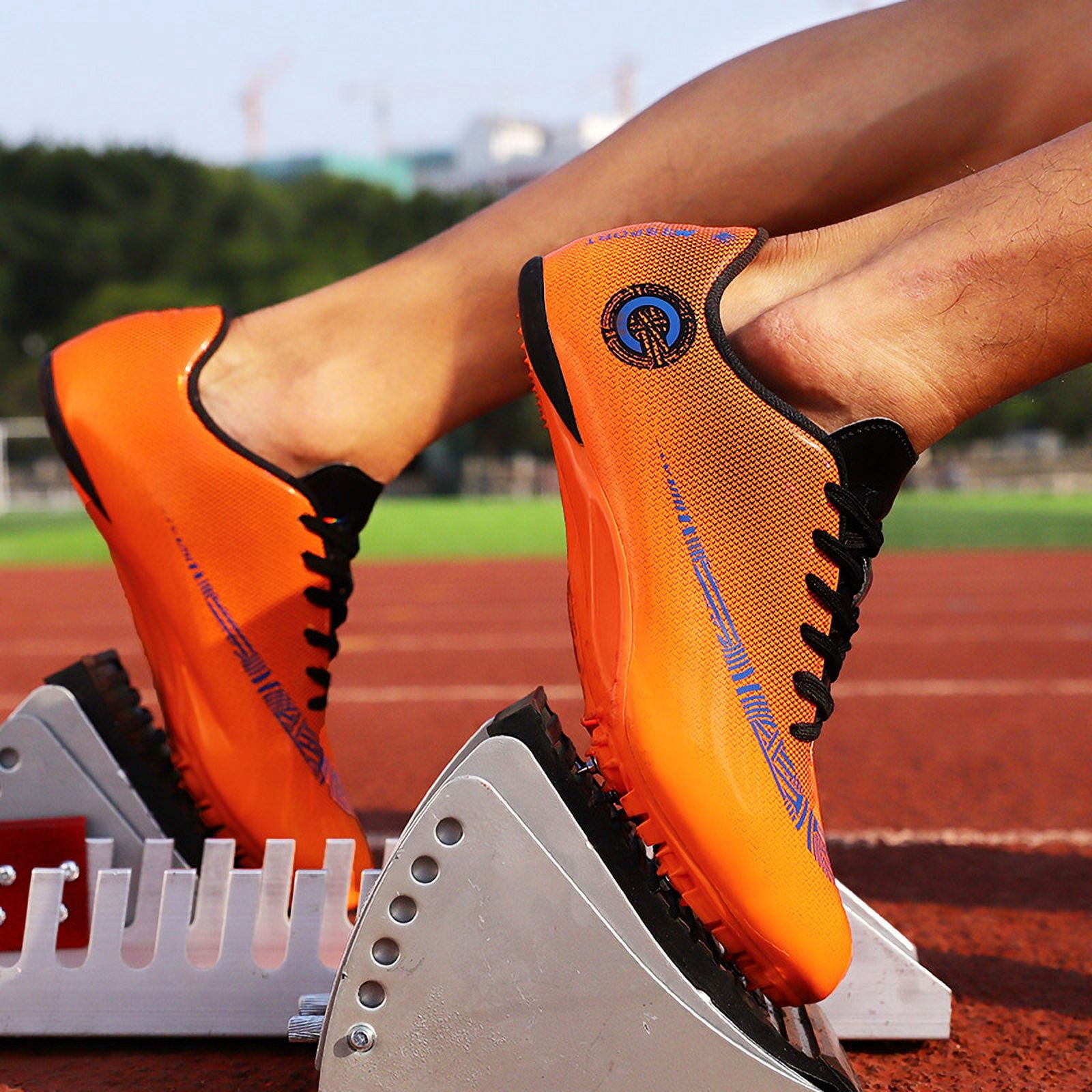 Men's Women's Track and Field Shoes Racing Jumping Sprint Sneakers Professional Running Spikes Athletic Shoes