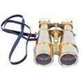 thumbnail image 3 of Nautical Solid Brass Binoculars, 6" Brass BRASS MARITIME BINOCULAR 6" COLLECTIBLE BRASS SPYGLASS GIFT ITEM, 3 of 3