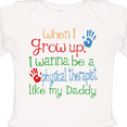thumbnail image 4 of Inktastic Physical Therapist Like Daddy Boys or Girls Long Sleeve Baby Bodysuit, 4 of 5