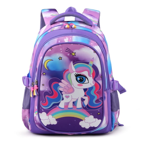 Mochila Wisiley Kids multifuncional unicornio de 16 pulgadas