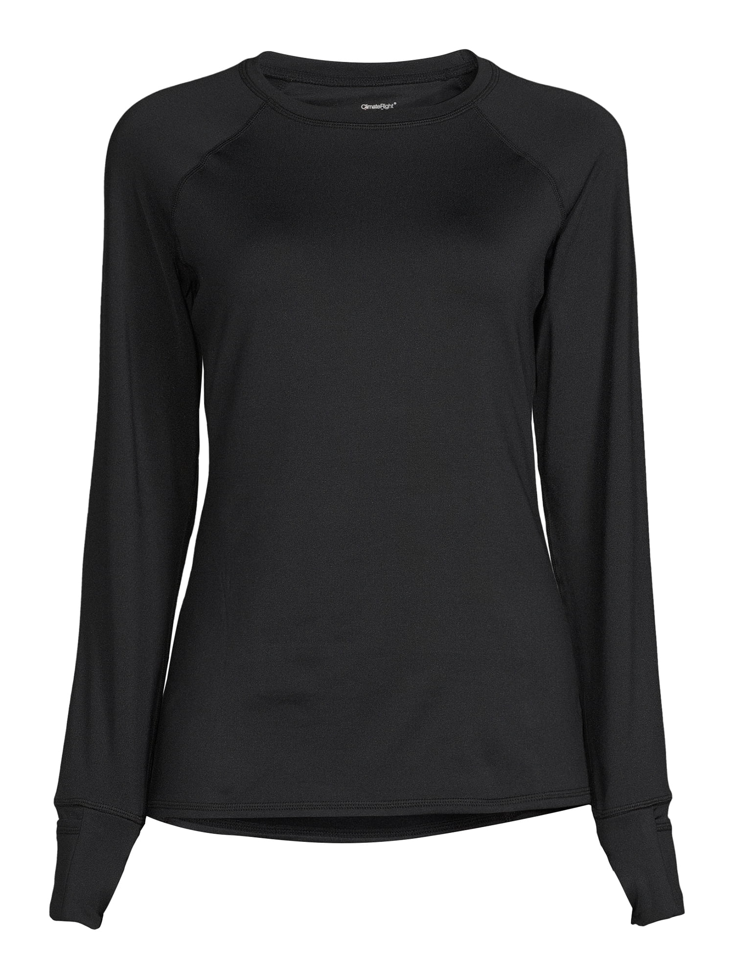 ClimateRight by Cuddl Duds Women's Plush Warmth Detachable Gaiter Base Layer Top, Sizes XS to 4X