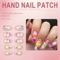 thumbnail image 5 of RAGUPEL 24Pcs Glue on Nails for Women,Stars and Moon Almond Shaped Press on Nails,Glossy Finish Full Cover Nail Tips,Presson Nails for Women for Daily Life,Dating and Gatherings,Style3, 5 of 7