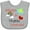 AC-Heather Grey, variant on Inktastic Someone in Virginia Loves Me Boys or Girls Baby Bib