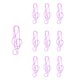 thumbnail image 2 of Juego de 10 clips metálicos coloridos con forma de clave de sol, marcapáginas de notas musicales, accesorios de papelería para profesores y estudiantes., 2 of 9