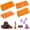 D, variant on Clearance Sale | Silicone Halloween Baking Mold with Bat Pumpkin and Ghost Designs, 6-8 Cavity Non-Stick Kitchen Tool