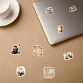 thumbnail image 6 of 35pcs-50pcs Vintage Coffee Stickers Retro Coffee Stationery for Luggage Notebook Guitar, 6 of 9