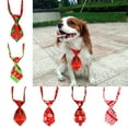 thumbnail image 2 of Cravate de Noël pour Animaux de Compagnie Ajustable Mignonne Imprimée Dessin Animé Collier pour Animaux de Compagnie, 2 of 4