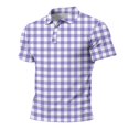 thumbnail image 6 of Mens Polo Shirts Short Sleeve Big and Tall Button Up Golf Shirts Polo Collar Breeze Blouses Camo Dry Fit Spring Tee, XL, 6 of 6