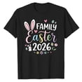 thumbnail image 4 of Laipiong Women's 2026 Easter T-Shirts Trendy Bunny Egg Graphic Printed Crew Neck Short Sleeve Tee Tops Dressy Casual Relaxed Fit Vacation Clothes, 4 of 4