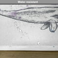 thumbnail image 6 of Ambesonne Whale Place Mats Set of 4, Grunge Mammals Murky Art, Standard Size, Lavender Grey Blue, 6 of 6