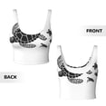 thumbnail image 6 of Uemuo Family Of Sea Turtles Pattern Women's Sports Bra - High Impact Support, Breathable, and Comfortable Athletic Bra for Running, Yoga, and Workouts, 6 of 9