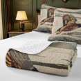 thumbnail image 4 of Manfei Wild Mallard Duck Twin Quilt Set,Farmhouse Bird Twin Coverlet Set,2-Piece,1 Bedspread and 1 Pillowcase, 4 of 7