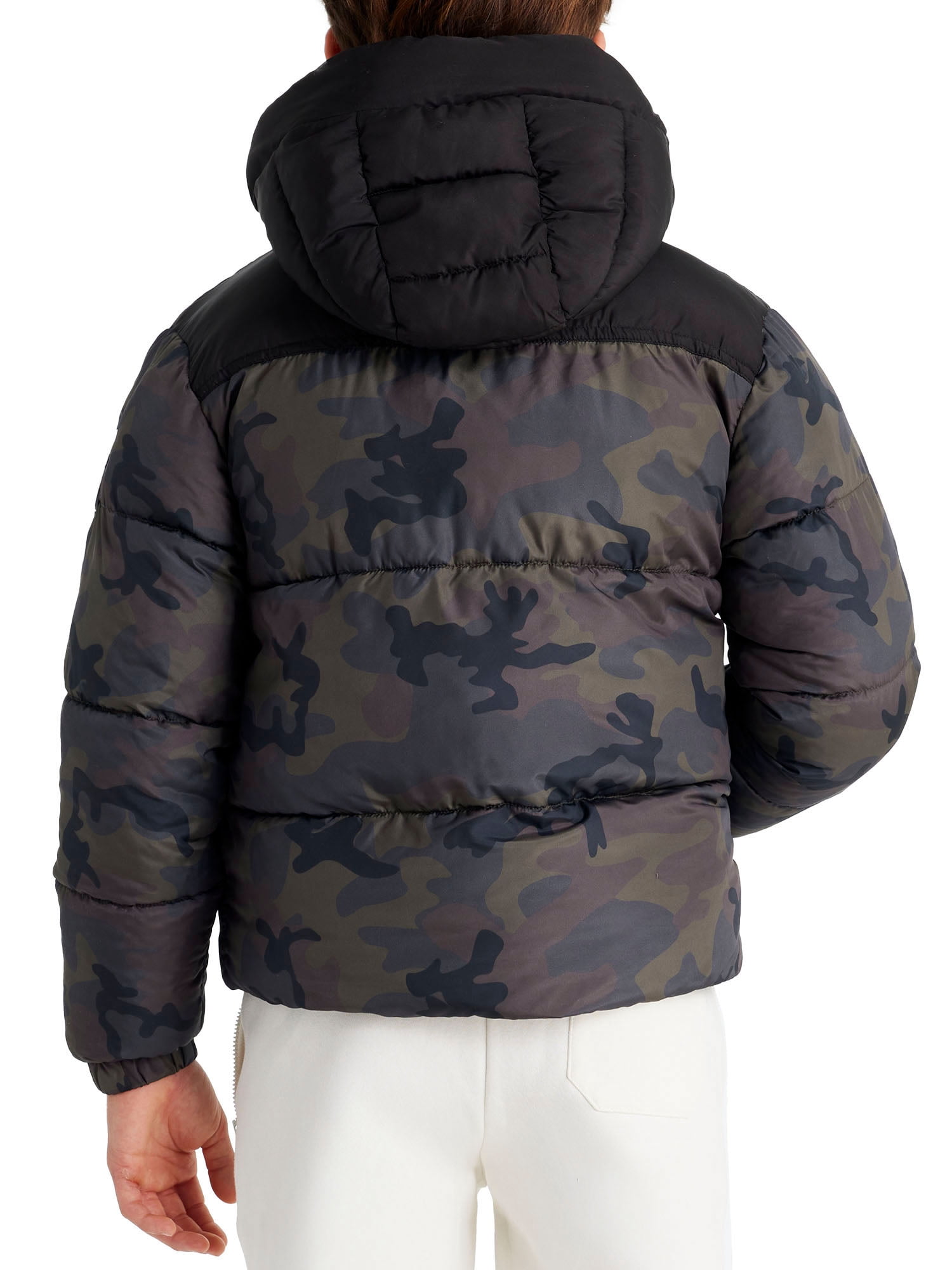 U.S Polo Assn. Boys Colorblock Puffer Jacket, Sizes 4-18