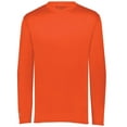 thumbnail image 3 of Holloway Sportswear XL Momentum Long Sleeve Tee Orange 222822, 3 of 5