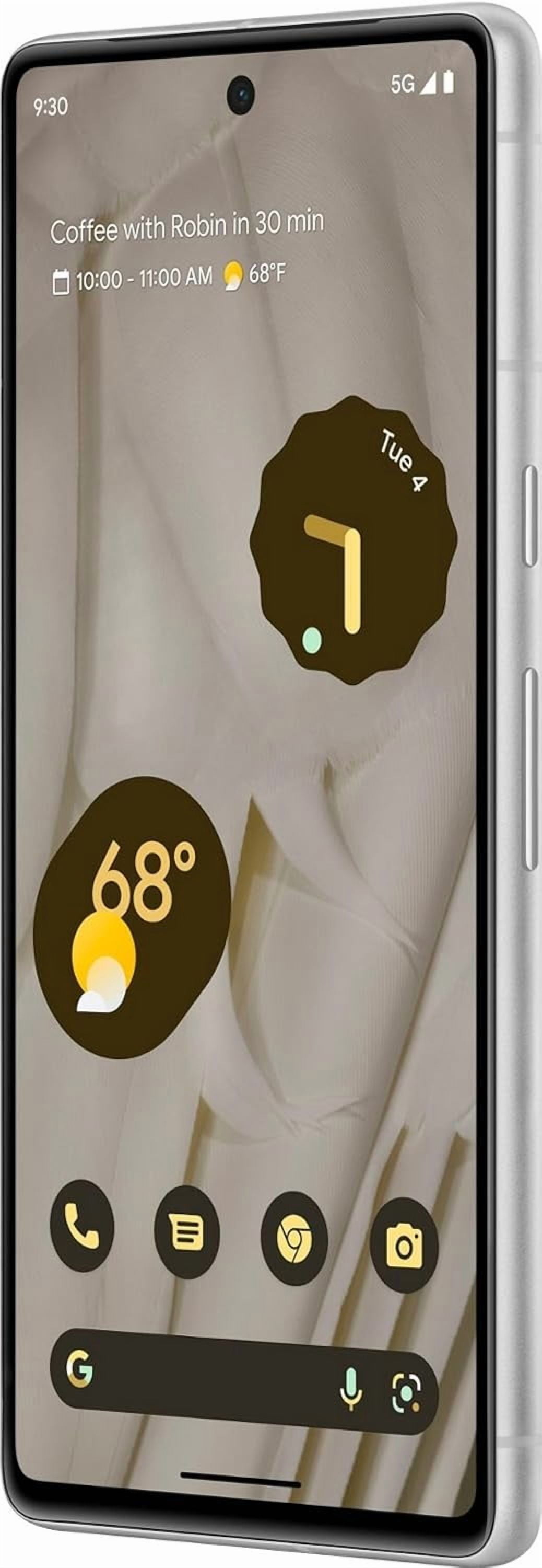 Restored Google Pixel 7 5G, 128GB, Snow - Unlocked (Refurbished)