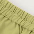thumbnail image 4 of Pantalones de mezclilla afelpados mujer Gibobby Omen's anchos de pierna casual sueltos Palazzo verde S, 4 of 5