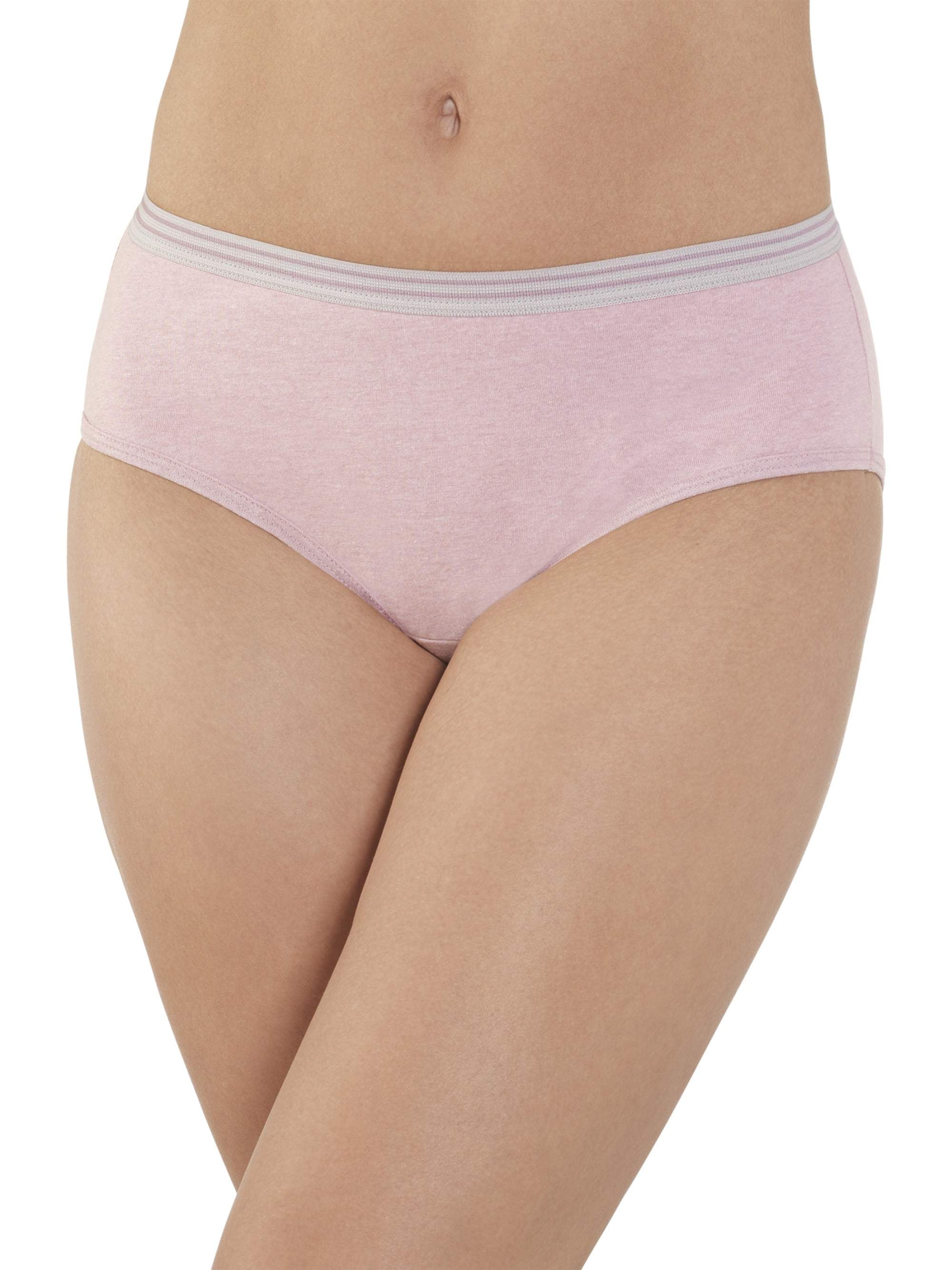 Women's Heather Low-Rise Brief Panties, 6 Pack - Walmart.com