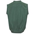 thumbnail image 2 of Weather Perfect Men's V-Neck Pullover Golf Wind Vest, Large Green, 2 of 3