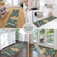 thumbnail image 6 of Yayeee Runner Rug for Bedroom 2'x6' Machine Washable Hallway Non Slip Mat, Christmas Gingerbread, 6 of 8