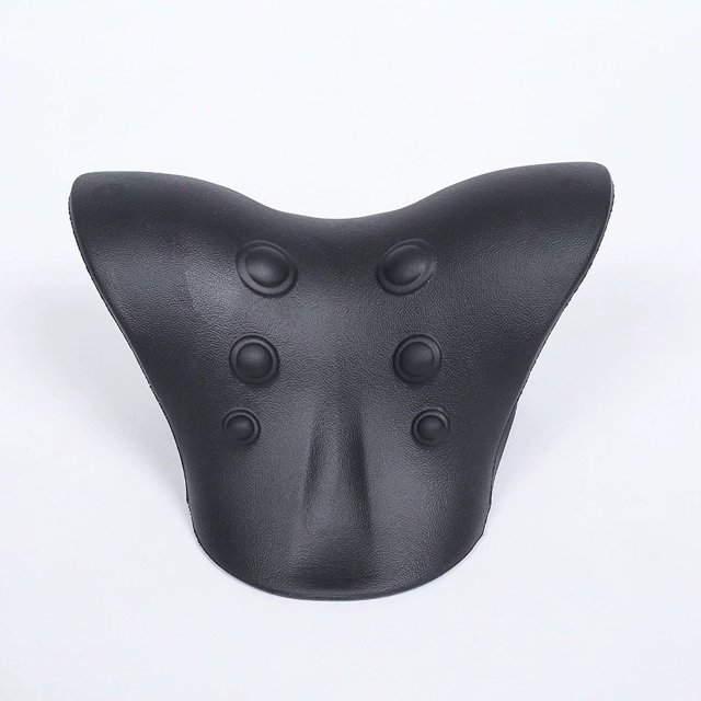Almohada de acupresión para masaje de vértebras cervicales, soporte para el cuello, tracción, bolsa fu fu gui, órtesis, artefacto para masaje de hombros y cuello