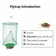 Lohoms Outdoor Fly Trap Catcher Reusable Hanging Net for Farms Gardens ...