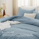 thumbnail image 3 of Juego de edredón Bedsure Queen Size Mineral Blue GentleSoft™, 3 of 7