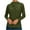 Army Green, variant on Ribbed Knitted Casual Shirts for Women Long Sleeve Regular Fitted Pullover Fashion Shirts