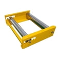 thumbnail image 2 of Rodillo para tambor de cable, soporte para tambor de carrete de cable, acero, fácil de usar, resistente, ajustable, dispensador de carrete de alambre, Amarillo, 2 of 10