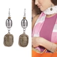 thumbnail image 3 of 3pcs / Set Earring Necklace Jewelry Set Glass Beads Pendant Necklace Earrings, 3 of 8