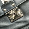 thumbnail image 4 of Pre-Owned Valentino Rockstud Chain Shoulder Bag Black Leather Women's, 4 of 8