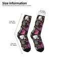 thumbnail image 2 of Goofa Halloween Skeleton Pattern Children's Crew Socks, Kids' Daily Wear and Sports Socks, Breathable Socks, Sports Socks, Moisture-Wicking Socks for Children, 2 of 6