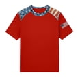 thumbnail image 4 of CONZONE Womens Usa 250Th Anniversary T-Shirts Short Sleeve Independence Day T Shirts for Women Casual Crew Neck Patriotic Usa Flag Graphic Lightweight Tees Soft Cozy Dailywear, 4 of 4
