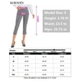 thumbnail image 6 of Women's Petite/Regular/TallCropped Yoga Dress Pants Capris Stretchy Work Ankle Pant, 6 of 6