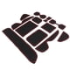thumbnail image 4 of 13PCS Interior Antideslizante Antipolvo Portavasos Insertos Consola Central Forro Juego de Alfombrillas Textura 3D Antideslizante Arañazos Reemplazo para 2019-2021 ANGGREK Otros, 4 of 8