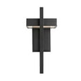 thumbnail image 2 of Z-Lite 566M-BK-LED Luttrel 15-Inch Modern Outdoor Sconce Wall Light, Black, 2 of 6