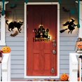 thumbnail image 6 of LSLJS Halloween Decorations Hanging Ornaments,Fall Decorations for Home,Black Halloween Theme Pendant with LED String Light,Glowing Pumpkin Lantern for Thanksgiving Havest Party Window, 6 of 6