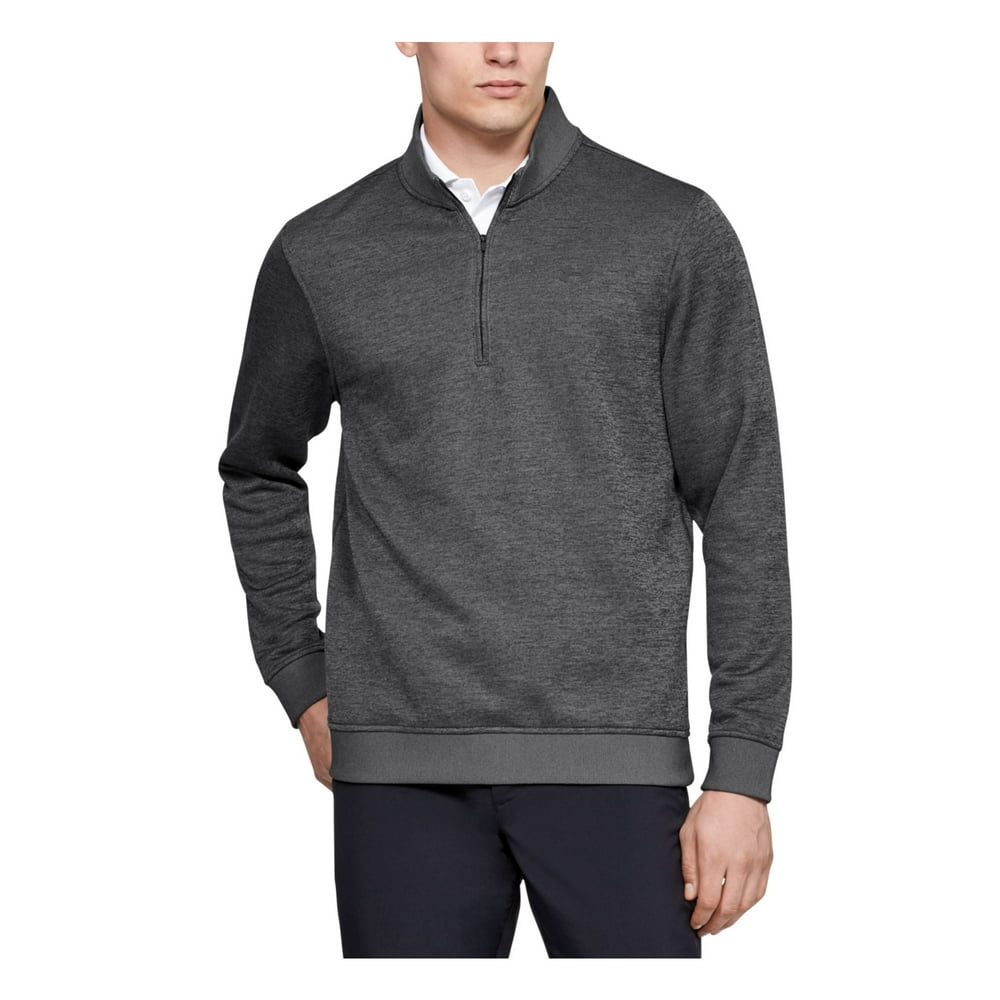 Under Armour - UNDER ARMOUR Mens Gray Lightweight Long Sleeve Quarter ...