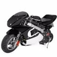 thumbnail image 3 of XtremepowerUS Gas Pocket Bike Motorcycle 40cc 4-stroke Engine, Black, 3 of 6
