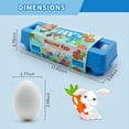 thumbnail image 4 of MOONTOY Easter Matching Eggs, Dinosaur Color Sorter Puzzle, Easter Basket Stuffers for Toddler 16+ Month, Easter Travel Game, Montessori Easter Gift, Fine Motor Skills Toys for for Kid Baby Boy Girl, 4 of 8